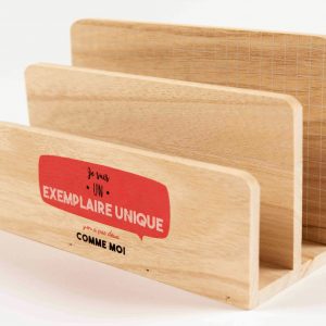 Porte courrier ou autres en bois – Je suis un exemplaire unique y’en a pas deux comme moi !