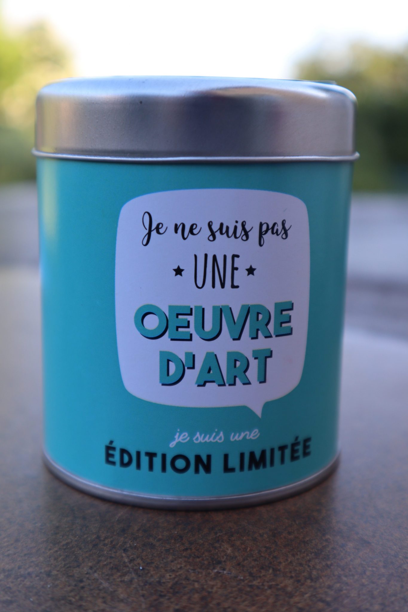 je ne suis pas une oeuvre d'art je suis une édition limitée