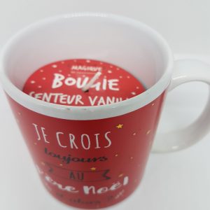 Mug Bougie – Je crois toujours au père Noël et alors ? senteur vanille